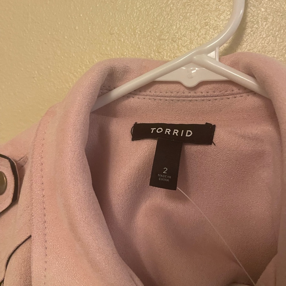 Torrid Light Pink Leather Jacket - image 2